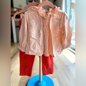 Chloé two piece set size 18 months